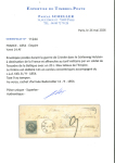 Stamp of German States » Schleswig-Holstein 1854 (Sep 8) envelope posted during the Crimean War and sent from Kiel to France, franked with French Empire 20c blue imperf