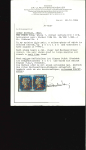 Stamp of Great Britain » 1840 2d Blue (ordered by plate number) 1840 2d blue pl.1 in horizontal pair DD-DE with good
