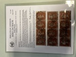 Stamp of Great Britain » 1841 1d Red 1841 1d red-brown pl. 38 in 3 horizontal strips of