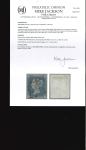 Stamp of Great Britain » 1840 2d Blue (ordered by plate number) 1840 2d blue pl.1 LJ with close to trimmed margins
