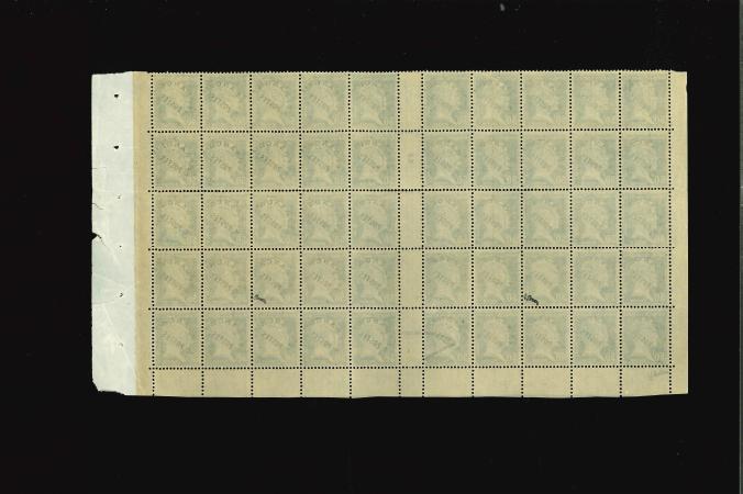 Stamp of France » Préoblitérés Préoblitéré n°68 Pasteur 50c bleu surchargé en panneau