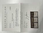 Stamp of Israel 1948, Doar Ivri ** complete set with full TABS. Certificate