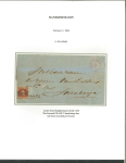 1864, 10 cent red on letter from Bandjermasin 2.2 1866