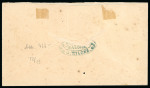 1864, 10 cent red on letter from Batavia 29.11 1864.
