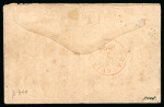 1864, 10 cent red on letter from Buitenzorg 24.7 1864.
