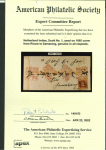 1864, 10 cent red on letter sent from Riouw to Samarang.