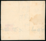 1864, 10 cent red on letter sent from sub-post office Japara to Samarang