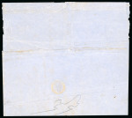 Amboina. 1864, 10 cent red on letter from Amboina to Batavia.