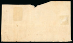 Djokjokarta. 1864, 10 cent red with good, even wide margins on large piece.