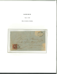 Kedirie. 1864, 10 cent red on folded letter sent from Blitar. 