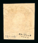 Muntok. 1864, 10 cent red with full to wide margins