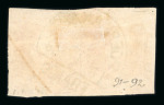 Poerwakarta. 1864, 10 cent red pair pos. 91-92, with