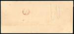 Soerabaija. 1864, 10 cent red on print matter letter to The Hague.