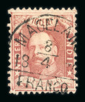 Magelang. 1868, 10 cent red with excellent perforation.