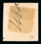 Ngawie. 1868, 10 cent red on small piece, with perfect