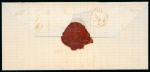 Kedirie. 1870, 10 cent brown in pair on second weight letter from Kedirie to Batavia 1872.