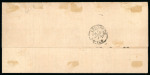 Padang. 1870, 10 cent brown on very attractive printed matter to the Netherlands