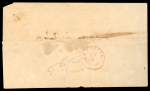 Passoeroean. 1870, 10 cent brown on letter to Batavia