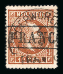 Poerworedjo. 1870, 10 cent brown with Poerworedjo half-round