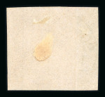 Soerakarta. 1870, 10 cent brown on small piece tied by perfect cancellation.