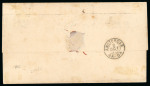 Samarang. 10 cent 1868 and 50 cent 1870 in mixed franking to Amsterdam.