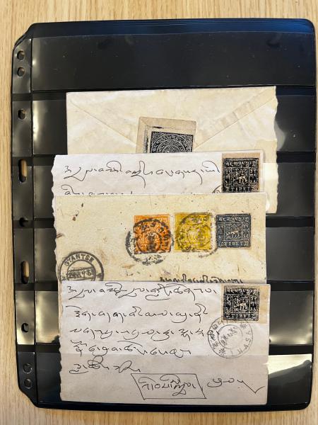 Stamp of Tibet » Postal History Tibet 1950s group of largely tourist covers
