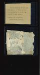 World War I cover from Cyprus to London, bearing KEdVII 30pa adhesive, severely damaged by seawater after being carried aboard the S.S. Cosseir, which was sunk by a German U-boat during the war. Recovered from the wreck 