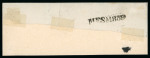 PIEDMONTE: 1859 Large part cover franked 2Gr., plate I, position 9, showing large oval PIEDMONTE alongside, Messina ds on reverse, very fine and scarce.  Expertise: Cert. Giacomo Bottacchi, AIEP (2026).
