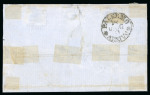 SICULIANA: 1861 Sardinia 5c green, two singles with touched to large margined singles, on cover to Palermo, tied by fancy oval SICULIANA with similar alongside, very fine and scarce.  Expertise: Cert. Giacomo Bottacchi, 