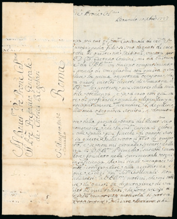 Missionary letter dated Banculo 10 December 1727, written by Carlo Fideli.
