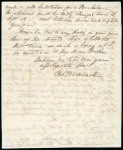 Letter from the British Invasion of Java, 1811, dated 5 October 1811, with correspondence.