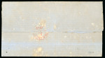 1864, 10 cent red on letter from Bandjermasin 2.2 1866