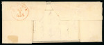 1864, 10 cent red on letter from Makassar 17.5 1865