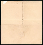 1864, 10 cent red on letter sent from sub-post office Malang to Soerabaya.