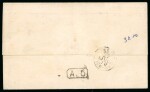 Batavia. 10 cent 1868 and 50 cent 1870 in mixed franking on envelope from Batavia to Deventer.