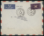 1960s Group of three locally used covers, franked with 10m and 20m values, all tied by KIBRIS TÜRK POSTALARI star-and-crescent cancellations. One cover, addressed to Nicosia, has the stamp and Turkish cancellation oblite