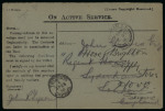 1915 On Active Service printed envelope from Troodos to London and redirected to Hove, showing TROODOS A/SP.24.15/CYPRUS cds, fine and scarce.