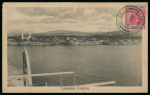 1914–32 Picture Postcards: Group of four picture postcards, bearing a variety of interesting postal markings, including Varoshia, Famagusta/Parcels, Evrykhou, and other cancellations. A scarce and attractive group illust