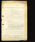 1929 Desert Route: Official Post Office Notice giving detailed information and instructions relating to the Desert Route mail service, dated "Nicosia, 9th May, 1929". An unusual and historically important document, provi