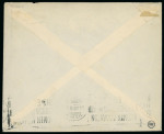 1939 (8 Feb.) Envelope from Nicosia to Athens, franked with KGV 3½pi, tied by NICOSIA/CYPRUS circular datestamps. Additionally struck with a clear boxed "LATE FEE PAID" handstamp, with Athens arrival backstamp on the rev
