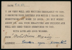 1942–45 Prisoner of War correspondence, comprising a group of six covers and cards illustrating a variety of P.O.W. postal history, with an array of censor markings and several useful Rural Service handstamps, including 