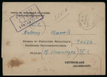 1942–45 Prisoner of War correspondence, comprising a group of six covers and cards illustrating a variety of P.O.W. postal history, with an array of censor markings and several useful Rural Service handstamps, including 
