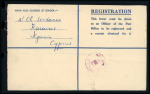 1955–60 QEII. Attractive assembly of sixteen covers and registered envelopes illustrating a wide range of frankings and postal usages, including express mail, a registered linen sack from Lefkara to Zurich, boxed A.R., f