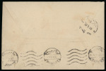 1929–30 Maritime Mail: Group of five items, including three covers bearing a variety of maritime cachets, notably the scarce two-line S.S. BELKAS / CYPRUS–EGYPT and S.S. BILBEIS / CYPRUS–EGYPT handstamps, together with t