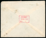 1940–59 Censored Mail & Town Cancellations. Attractive group of forty-six covers illustrating censored mail and a wide range of town and village cancellations, with extensive KGVI Pictorial frankings, including the 45 pi