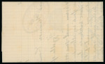 1931–33 Official Mail. Selection of four different O.H.M.S. folded entires, showing a variety of Rural Service handstamps and official postal usages. A scarce and attractive group of Cyprus official postal history (4).