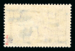 1914, Jungfrau 10 Fr. dunkellila mit deutlichem Doppeldruck