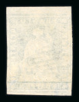 1854, kompletter Satz der 4 Werte  5, 10, 15 und 40 Rp.