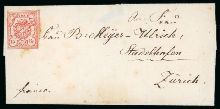 1852, Rayon III kleine Wertziffern