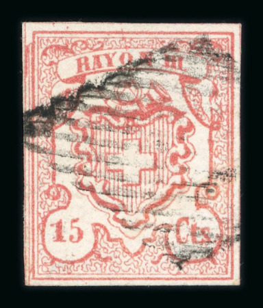 1852, Rayon III kleine Wertziffern centimes, Type 9